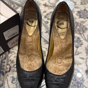 Just Cavalli Black Heels Classic Elegance